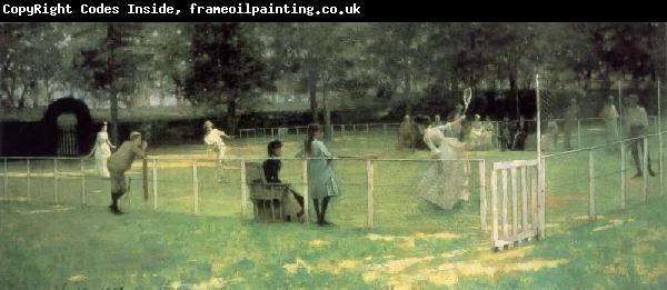 John Lavery THe Tennis Party